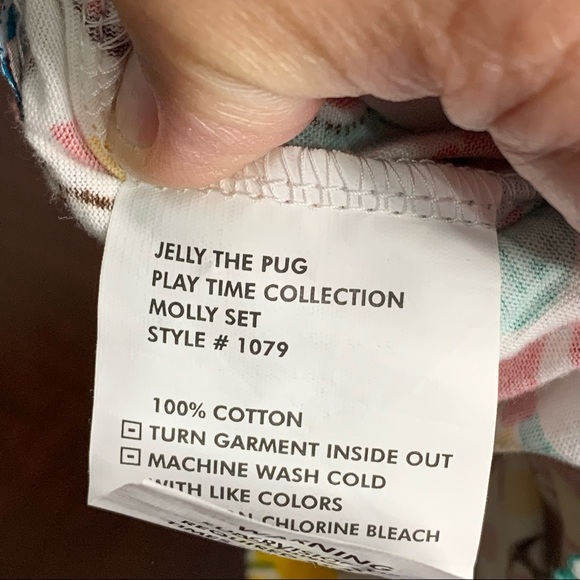 NWT Jelly The Pug Floral Boho Ruffle Leggings - Picture 11 of 12